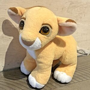 Vintage Lion King Simba kissing 1993 Mattel Disney Authentic magnetic 1990s